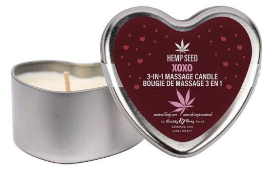Hemp Seed Valentine '26 Candle Trio Includes: 1 of each: XOXO 1.75oz, Lip Locked 1.75oz, Pucker Up 1.75oz