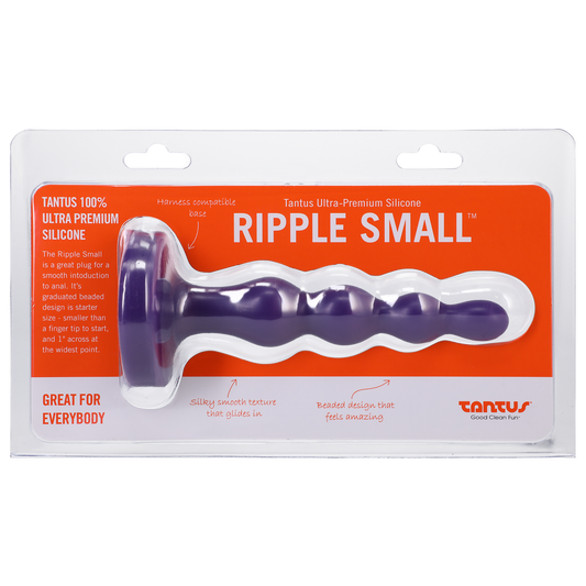 Tantus Ripple Small Amethyst Firm