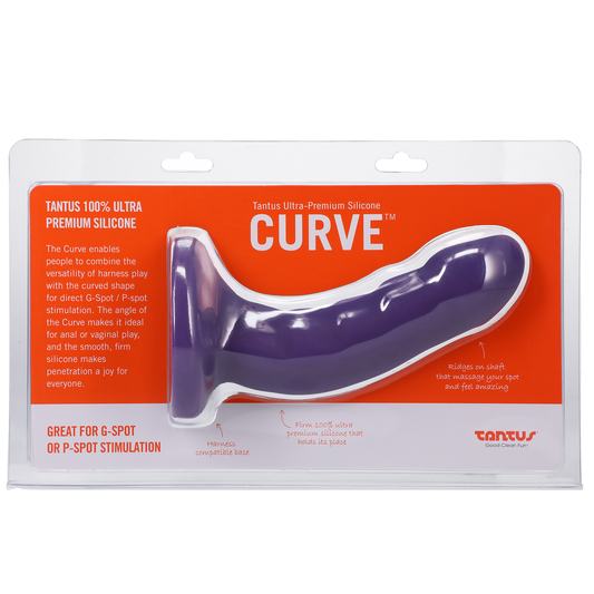 Tantus Curve Amethyst Medium