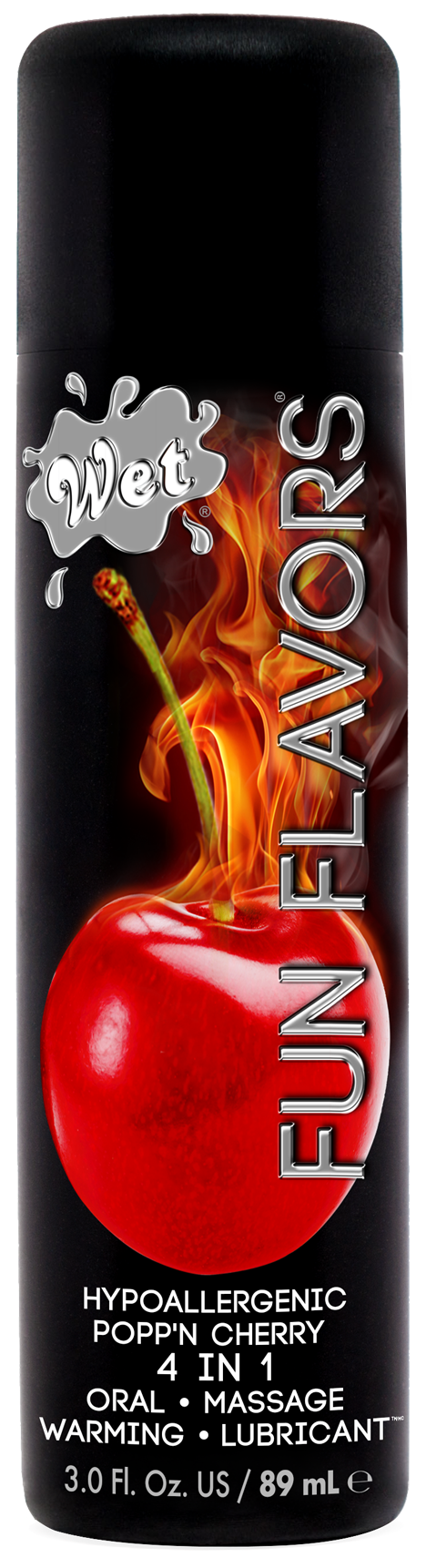 Wet Fun Flavors Popp'n Cherry 4 in 1 3oz