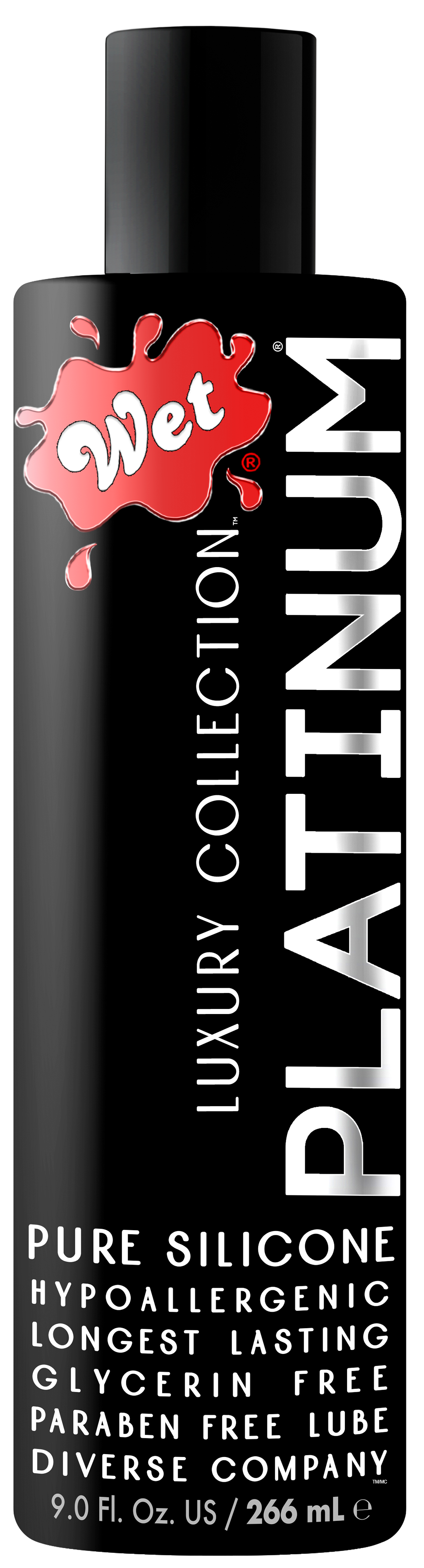Wet Platinum Silicone Based Sex Lube 9 Ounce