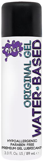 WET® Original® Water Based Gel 3 Fl. oz./89mL