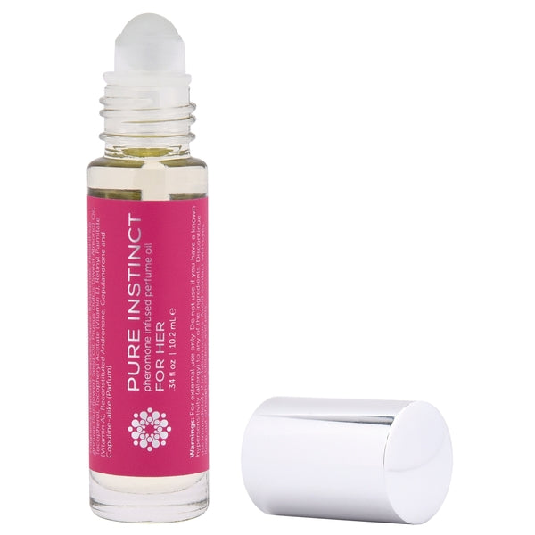 PURE INSTINCT Pheromone Perfume Oil Roll-On For Her .34oz | 10mL