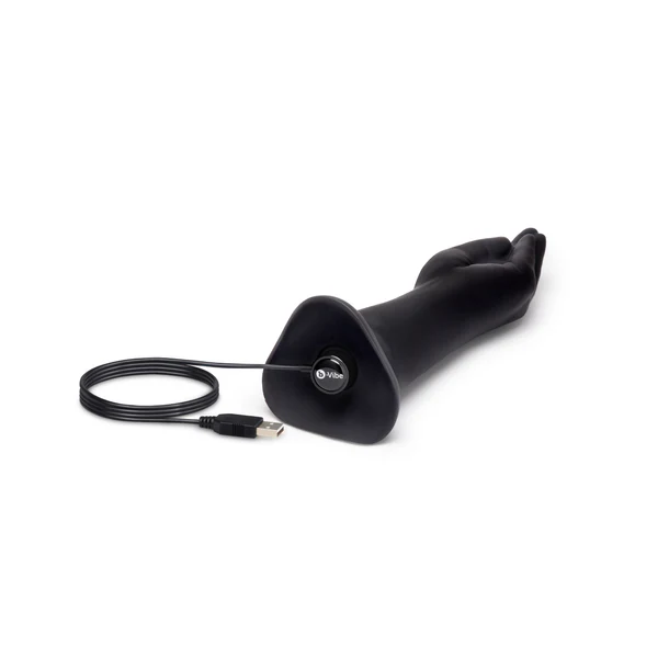 VIBRATING SILICONE FISTING DILDO