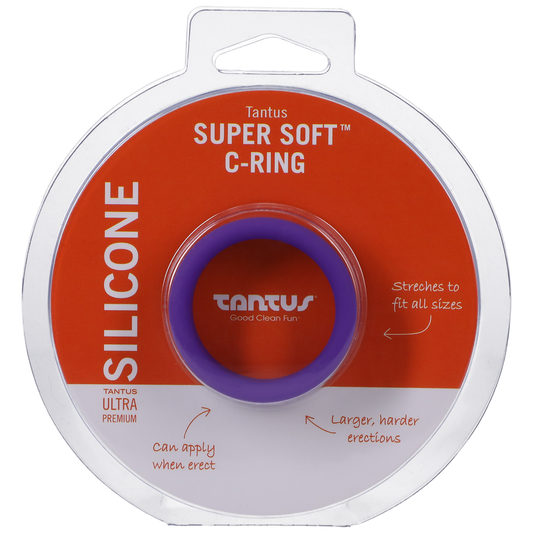 Tantus Super Soft C-Ring Lilac Soft