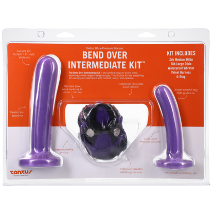 Tantus Bend Over Intermediate Harness Kit Lavender Medium