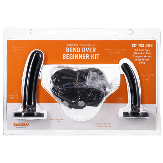 Tantus Bend Over Beginner Harness Kit Onyx Firm