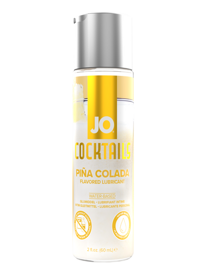 JO Cocktails - Pina Colada Flavored Lubricant - 2 floz 60 mL
