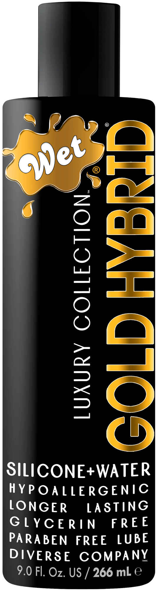 Wet Gold Hybrid Silicone & Water Based 9oz