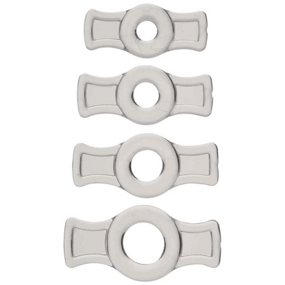 Doc Johnson TitanMen - Cock Ring Set - Clear
