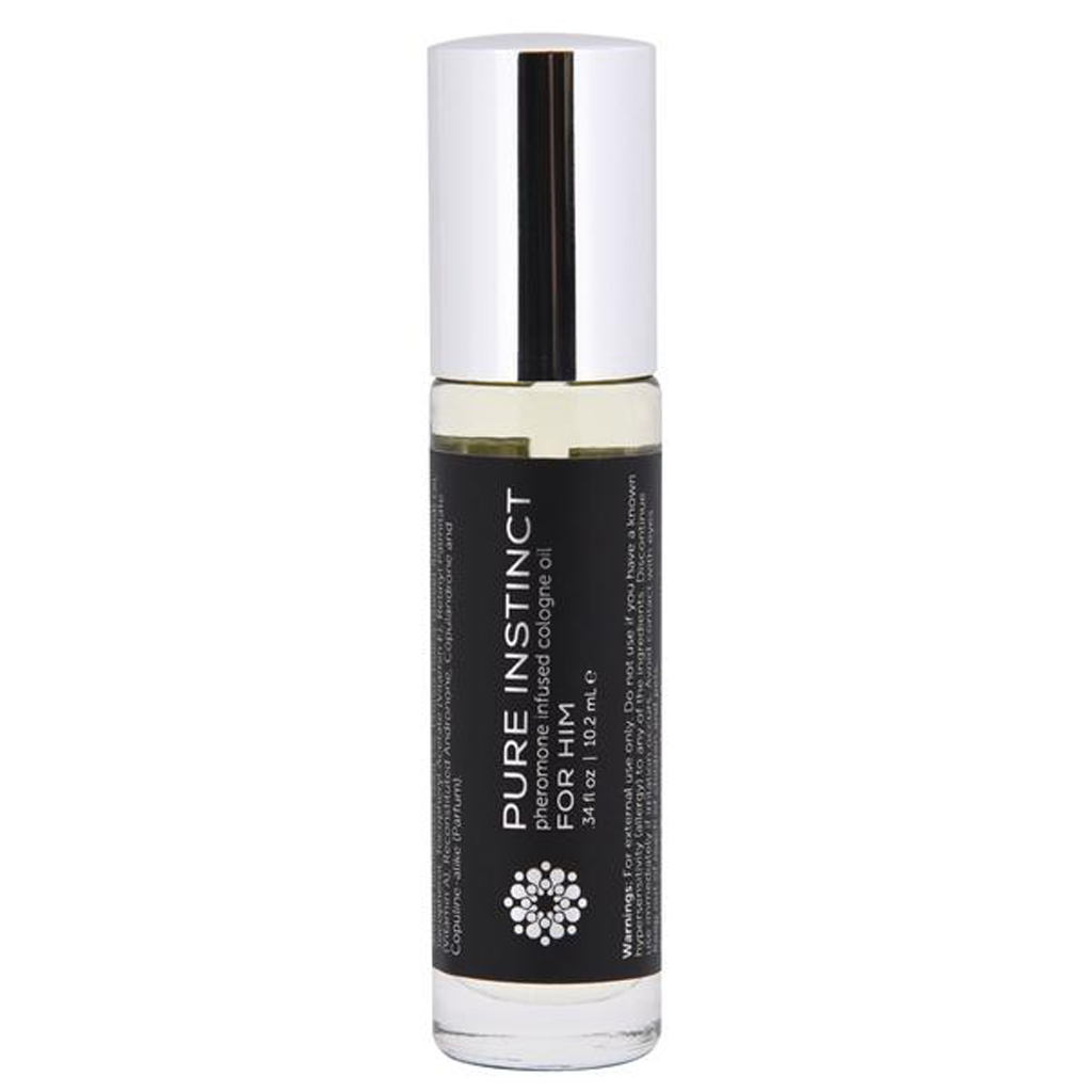 PURE INSTINCT Pheromone Cologne Oil Roll-On For Him .34oz | 10mL