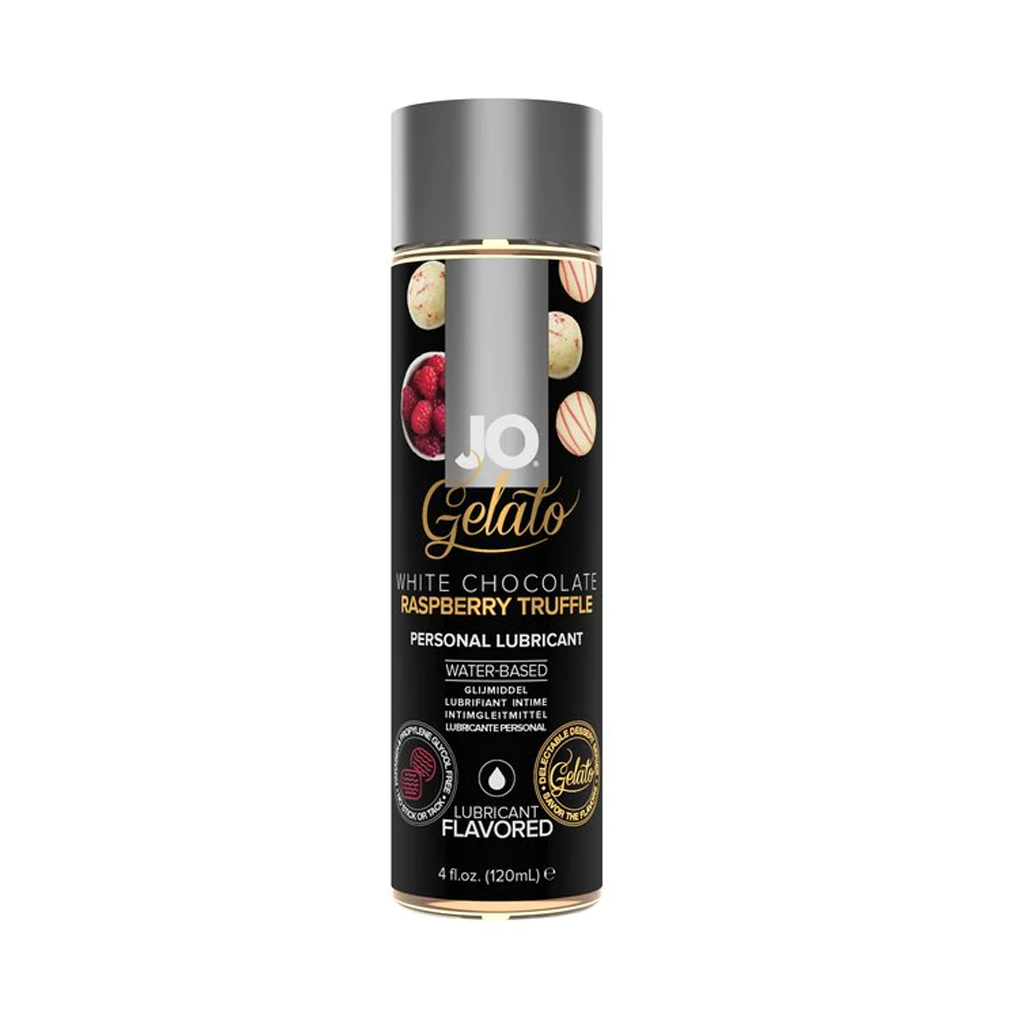 JO Gelato - White Chocolate Raspberry Truffle - Lubricant 4 floz / 120 mL