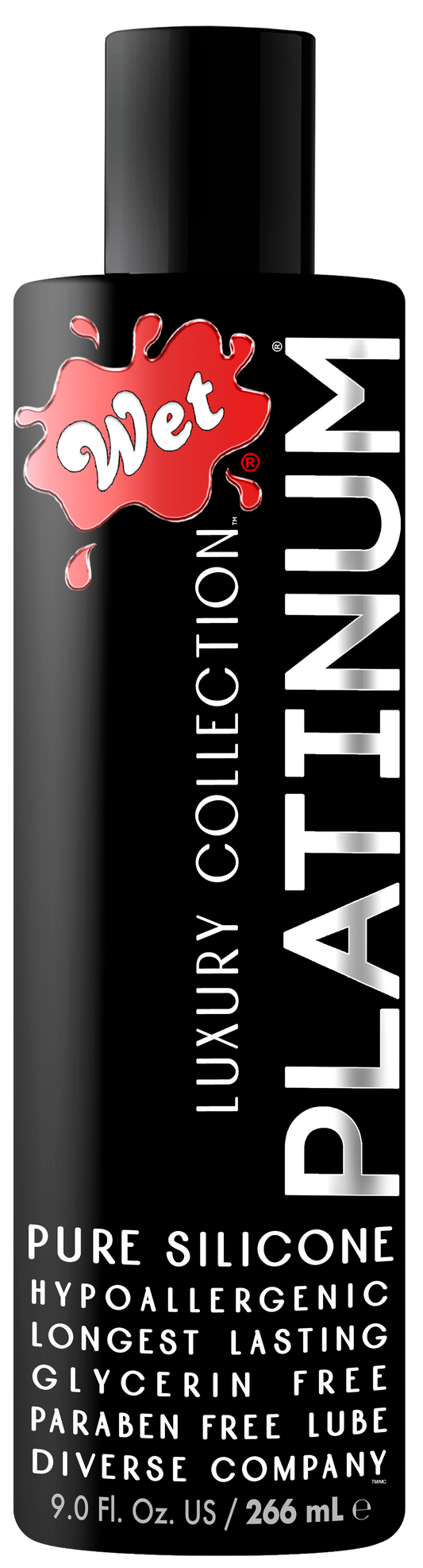 Wet Platinum Silicone Based Sex Lube 9 Ounce