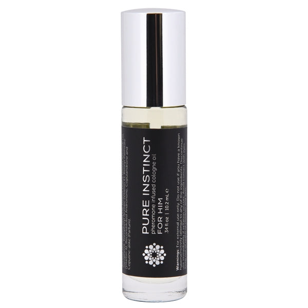 PURE INSTINCT Pheromone Cologne Oil Roll-On For Him .34oz | 10mL