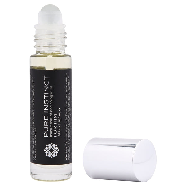 PURE INSTINCT Pheromone Cologne Oil Roll-On For Him .34oz | 10mL