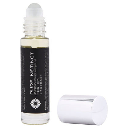 PURE INSTINCT Pheromone Cologne Oil Roll-On For Him .34oz | 10mL