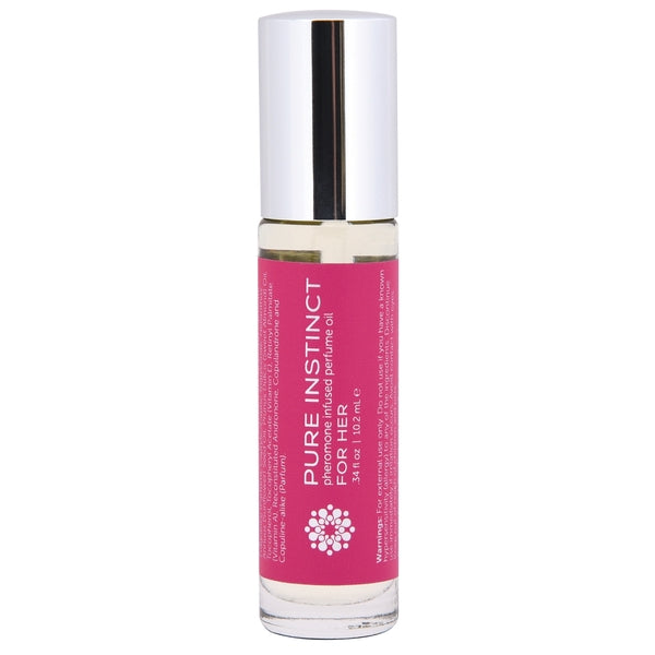 PURE INSTINCT Pheromone Perfume Oil Roll-On For Her .34oz | 10mL