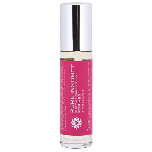 PURE INSTINCT Pheromone Perfume Oil Roll-On For Her .34oz | 10mL