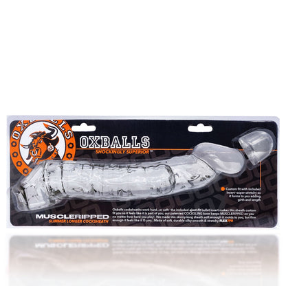 Oxballs MUSCLE RIPPED, cocksheath - CLEAR