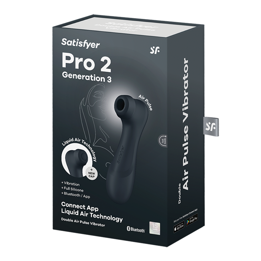 Satisfyer Pro 2 Generation 3 Connect App - Dark Grey