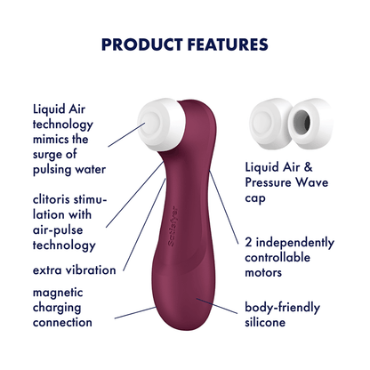 Satisfyer Pro 2 Generation 3 - Wine Red