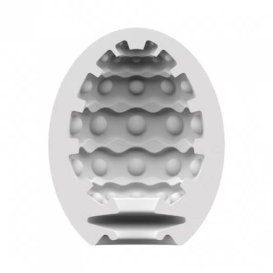Satisfyer Masturbator Egg 3er Set (Bubble) Violet