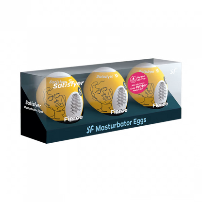 Satisfyer Masturbator Egg 3er Set (Fierce) Yellow