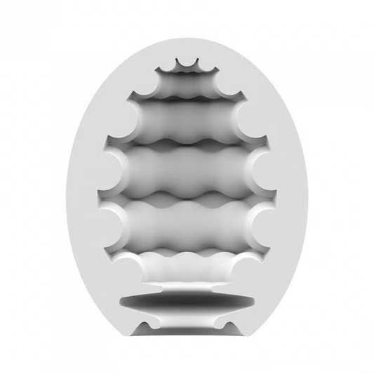 Satisfyer Masturbator Egg 3er Set (Riffle) Light Green