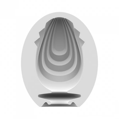 Satisfyer Masturbator Egg Single (Savage) Light Blue