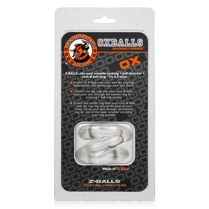 OXBALLS Z-BALLS ballstretcher CLEAR